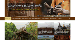 Desktop Screenshot of nhagochangson.vn