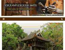Tablet Screenshot of nhagochangson.vn